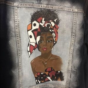Custom jean jacket